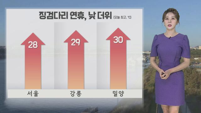 날씨] 징검다리 현충일 연휴 '쾌청'…자외선·오존↑